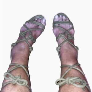 NIB, Sol Sana gladiator style suede sandal, wmns sz 9.5